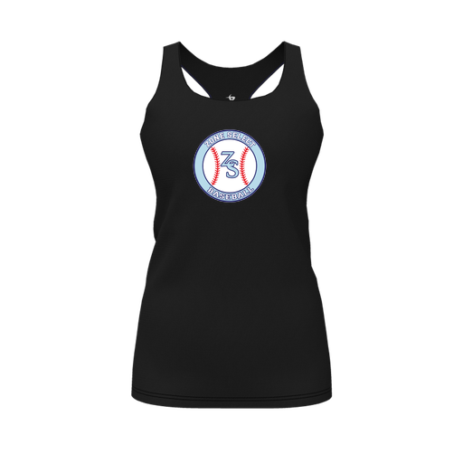 [FT0TRBBK-FYS-LOGO1] Decker Racerback Tank Top (Female Youth S, Black, Logo 1)