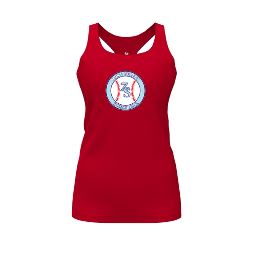 [FT0TRBRD-FYS-LOGO1] Decker Racerback Tank Top (Female Youth S, Red, Logo 1)