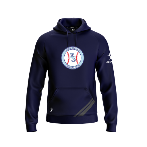 [FOLHSMNV-YXS-LOGO1] Decker Summit Hoodie (Youth XS, Navy, Logo 1)