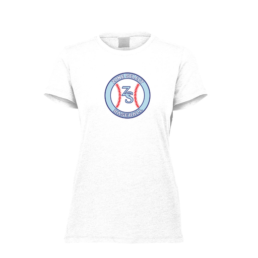 [FTSCUBWH-FAXS-LOGO1] Decker Women's Tri-Blend T-Shirt - Short Sleeve (Female Adult XS, White, Logo 1)