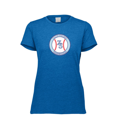 [FTSCUBRY-FAXS-LOGO1] Decker Women's Tri-Blend T-Shirt - Short Sleeve (Female Adult XS, Royal, Logo 1)