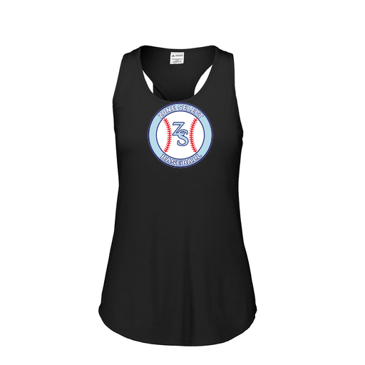 [3078.K94.S-LOGO1] Ladies Tri Blend Tank Top (Female Adult S, Black, Logo 1)