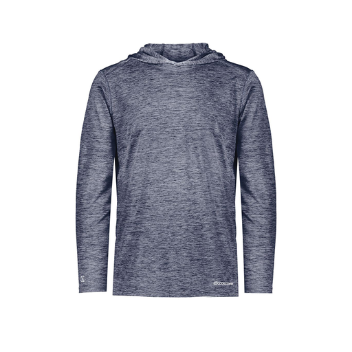 [FOLHCGNV-YS-LOGO3] Decker Youth Charge Hoodie (Youth S, Navy, Logo 3)