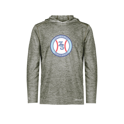 [CUS-DFW-CHGHOOD-PER-LSL-GRY-YS-LOGO1] Youth Charge Hoodie (Youth S, Gray, Logo 1)