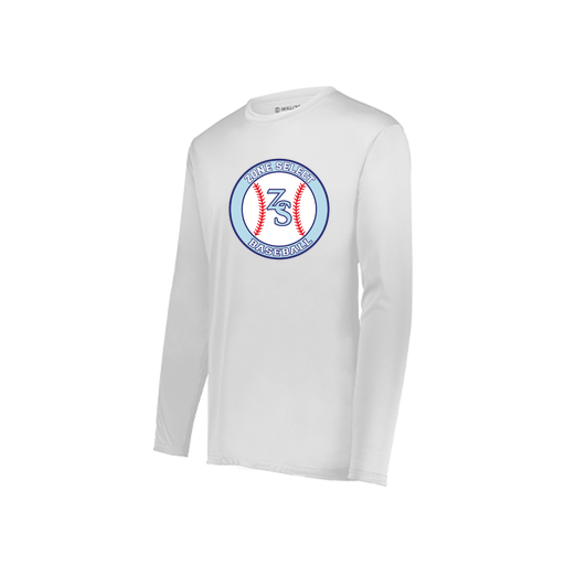[222822.005.XS-LOGO1] Men's LS Smooth Sport Shirt (Adult XS, White, Logo 1)