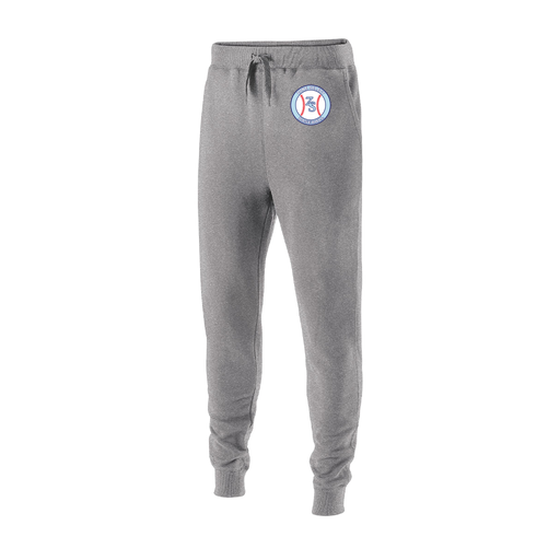 [229548.017.XS-LOGO1] Men's 60/40 Fleece Jogger (Adult XS, Silver, Logo 1)